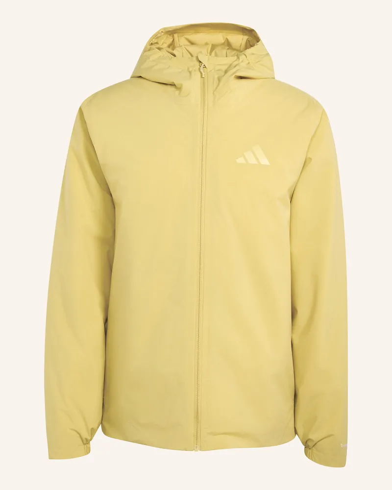 adidas Terrex Multi Essentials Climaproof Kapuzenjacke, Isolierend gelb Beige