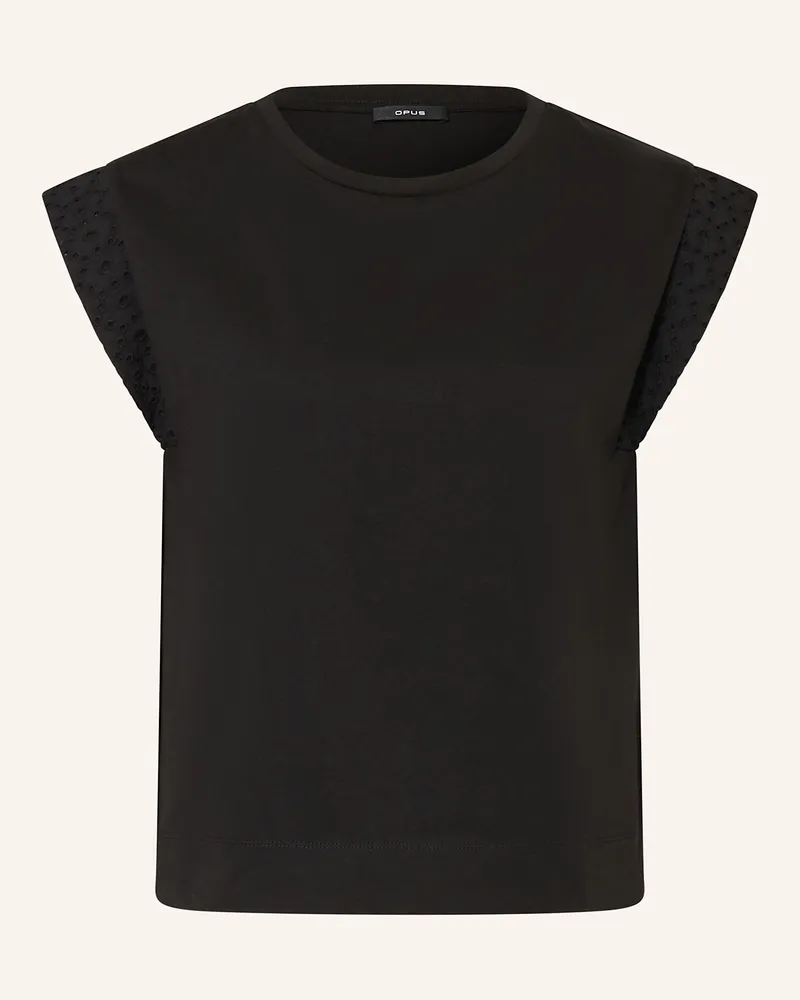 OPUS T-Shirt SALLSO Schwarz