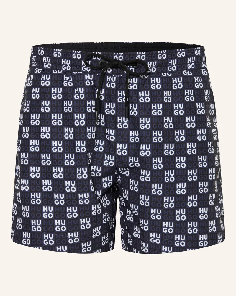 HUGO BOSS Badeshorts Aaron blau Dunkelblau