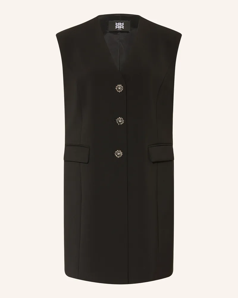 Riani Blazerweste Mit Schmucksteinen schwarz Schwarz