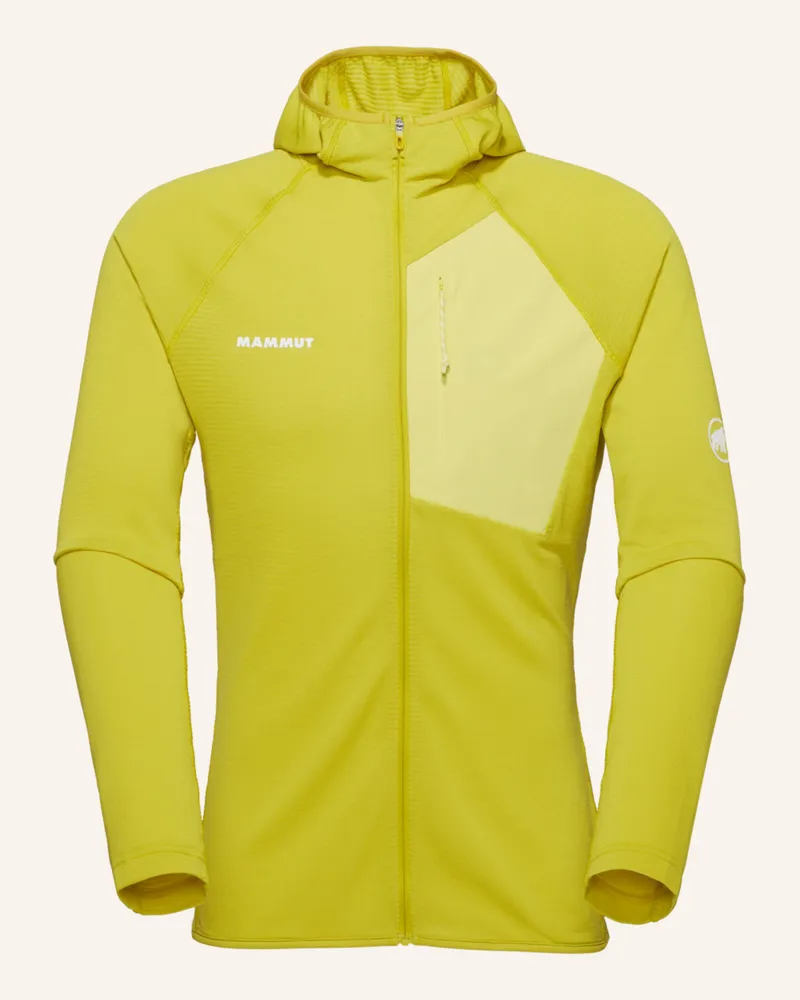 Mammut Midlayer Aenergy Light Hooded gelb Gelb