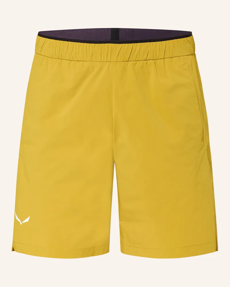 Salewa Trekkingshorts Pedroc Dst Light gruen Dunkelgelb