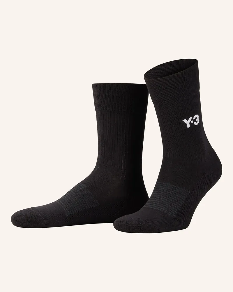 Y-3 Socken CREW Schwarz