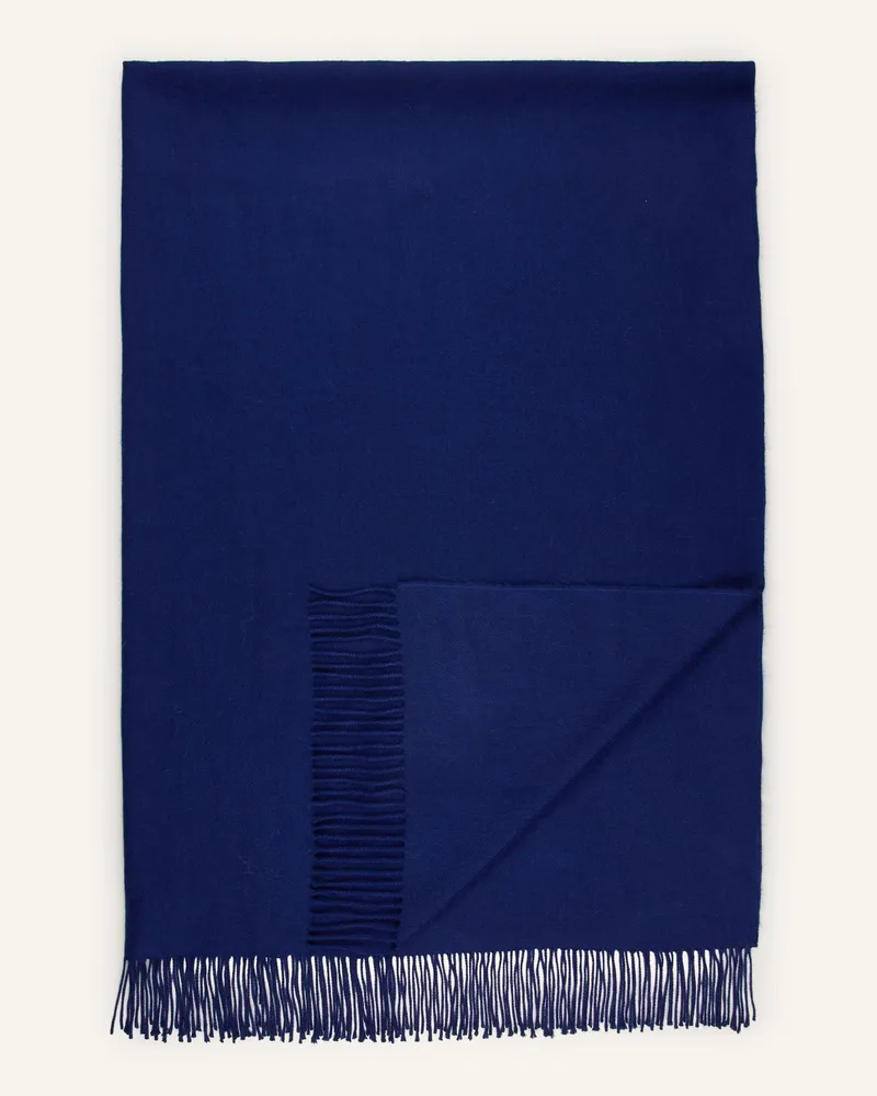 Zoeppritz Alpaka-Plaid Since 1828 Alpaca blau Dunkelblau