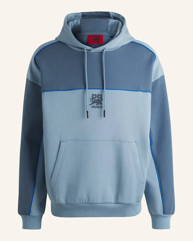 HUGO BOSS Sweatshirt DILVERSTON_RB Oversize Fit Blau
