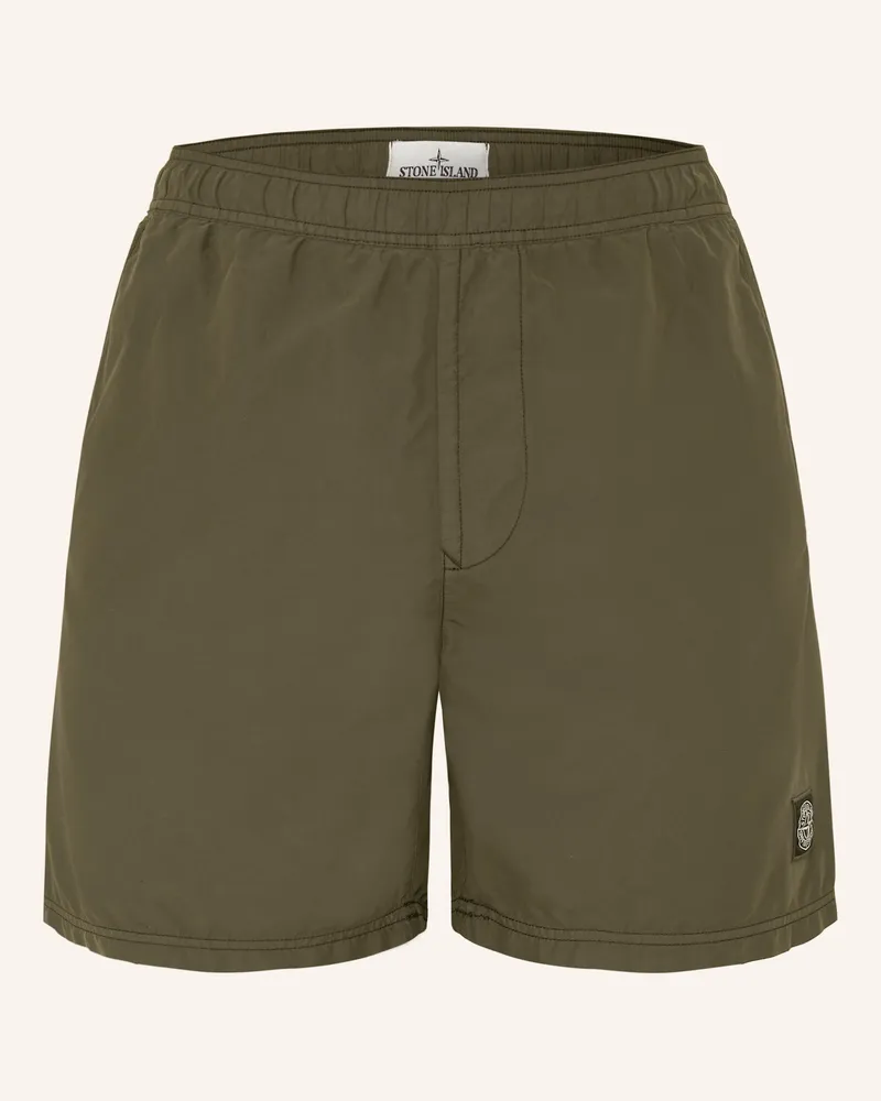 Stone Island Shorts Regular Fit Oliv