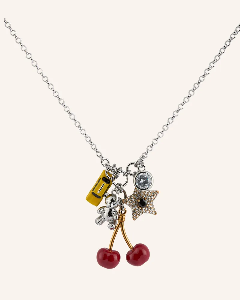 Marc Jacobs Halskette THE TRINKET CHARM CLUSTER Silber