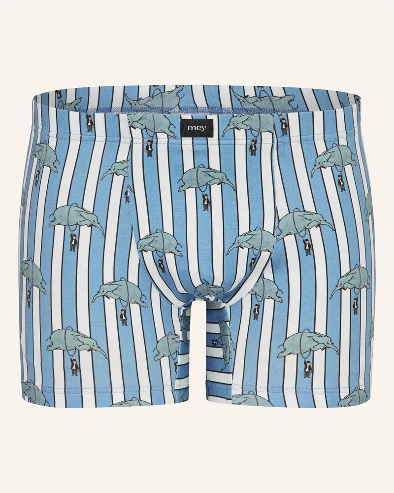 Mey Boxershorts Serie Mey × Loriot blau Hellblau