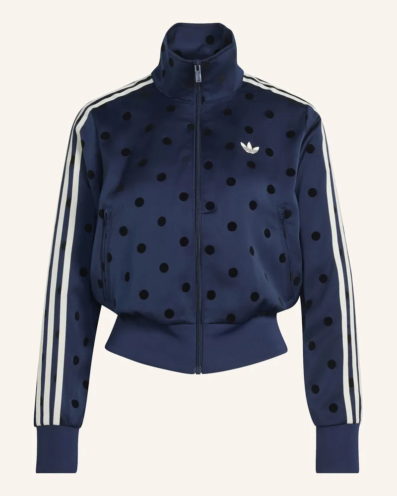 adidas Satinjacke Satin Polka Dots blau Blau