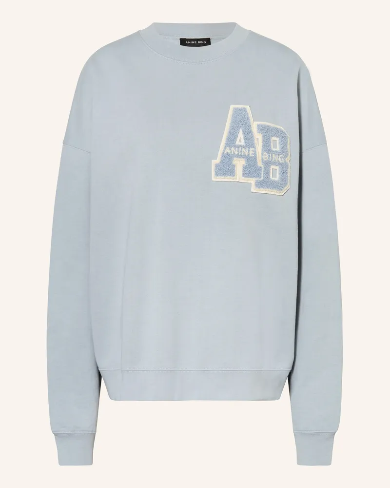 Anine Bing Sweatshirt Miles blau Blaugrau