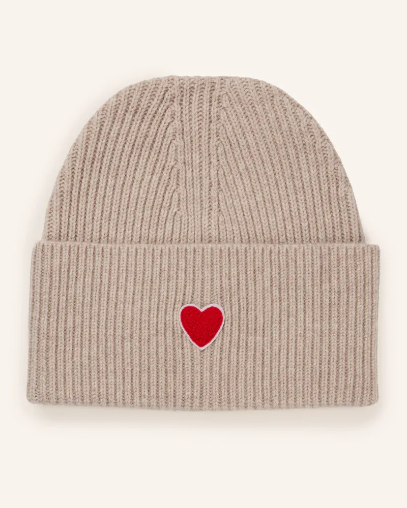Darling Harbour Mütze Mit Cashmere beige Pebble