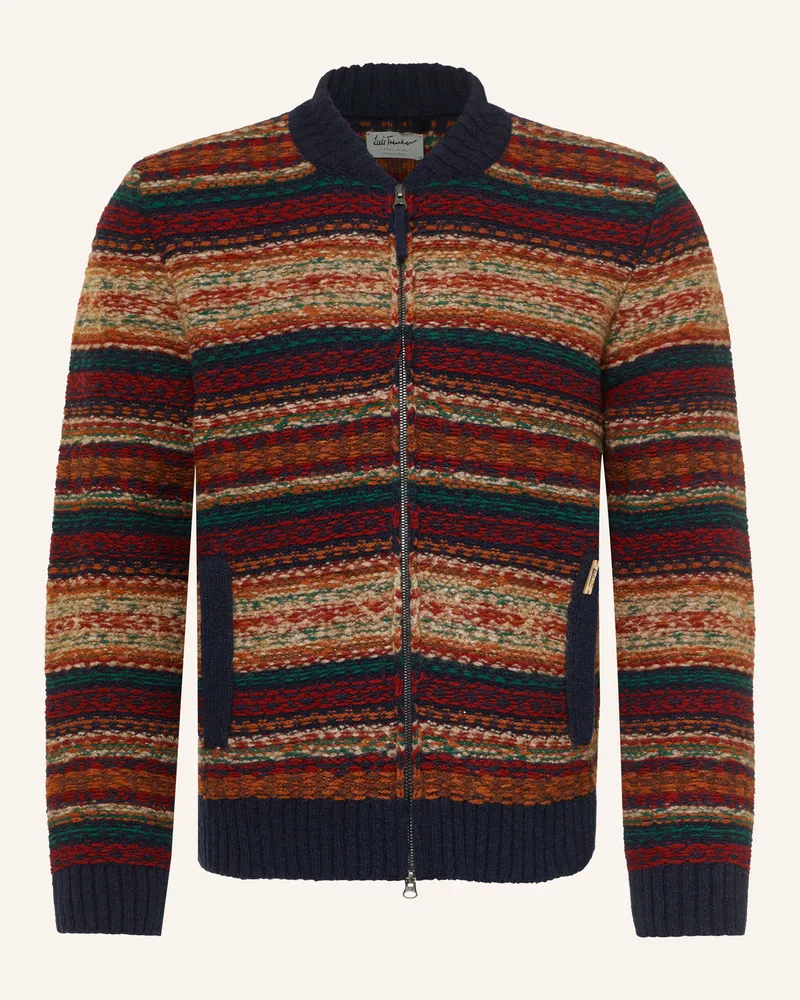 Luis Trenker Strickjacke Luwilly blau Creme