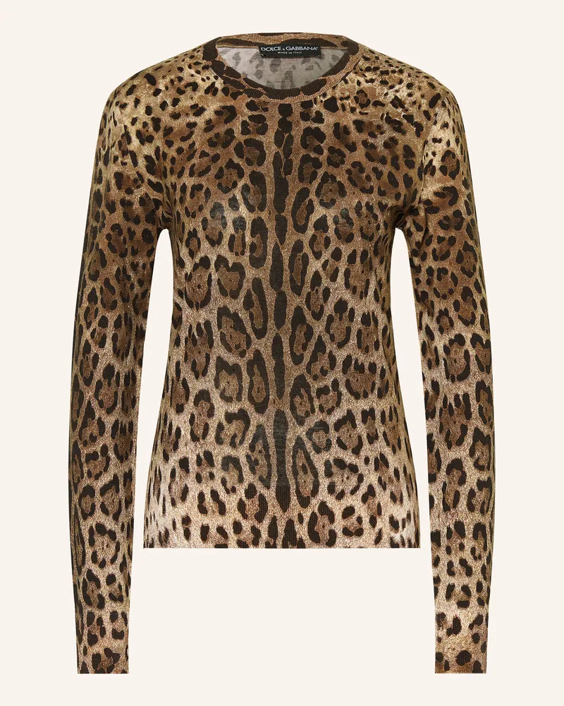 Dolce & Gabbana Longsleeve braun Dunkelbraun