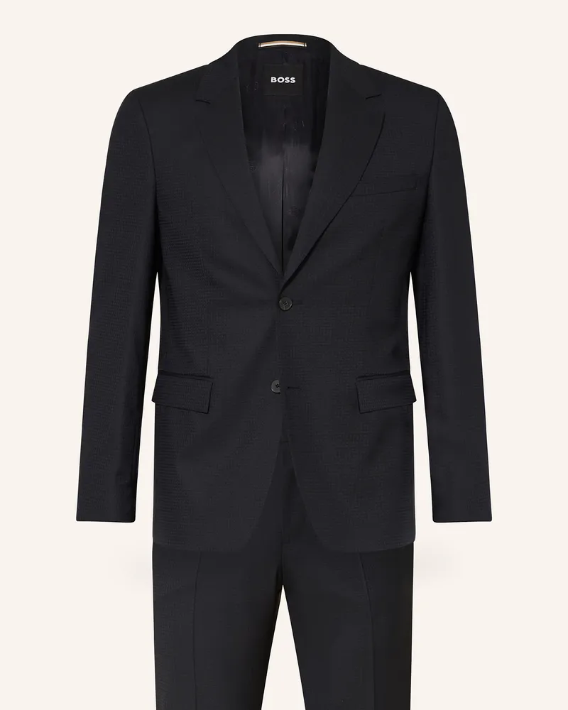 HUGO BOSS Anzug Houston Slim Fit blau 404