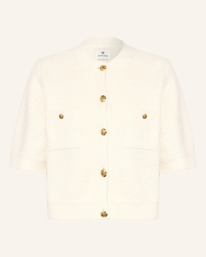 Anine Bing Strickjacke CHRISTA Ecru