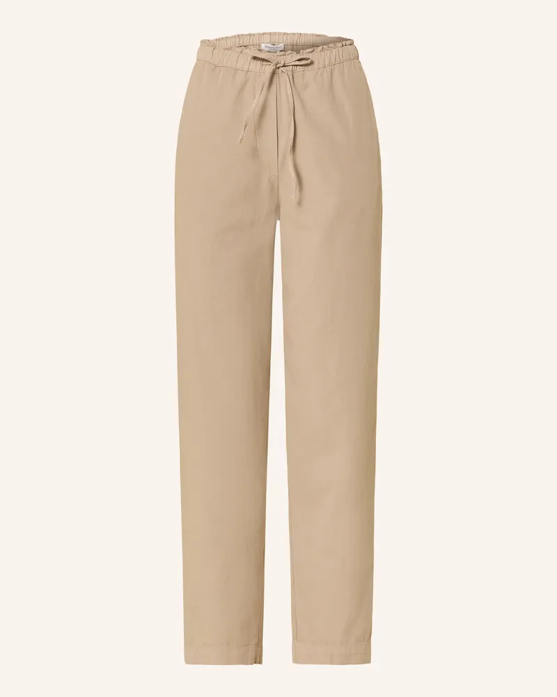Marc O'Polo Hose im Jogging-Stil Beige