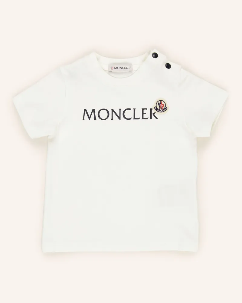 Moncler T-Shirt weiss Ecru