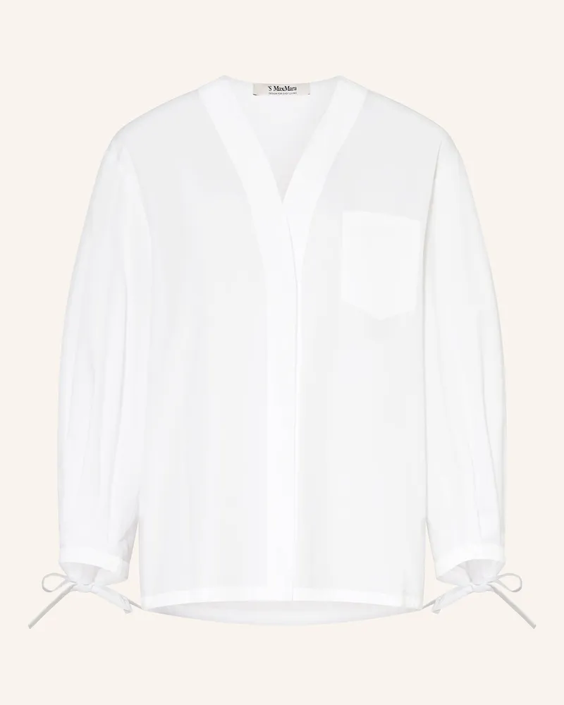 Max Mara Bluse ORO Weiss