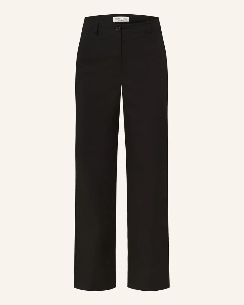 Marc O'Polo Marlenehose schwarz Schwarz