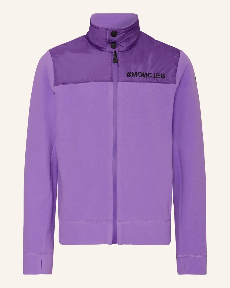 Moncler Fleece-Jacke Lila