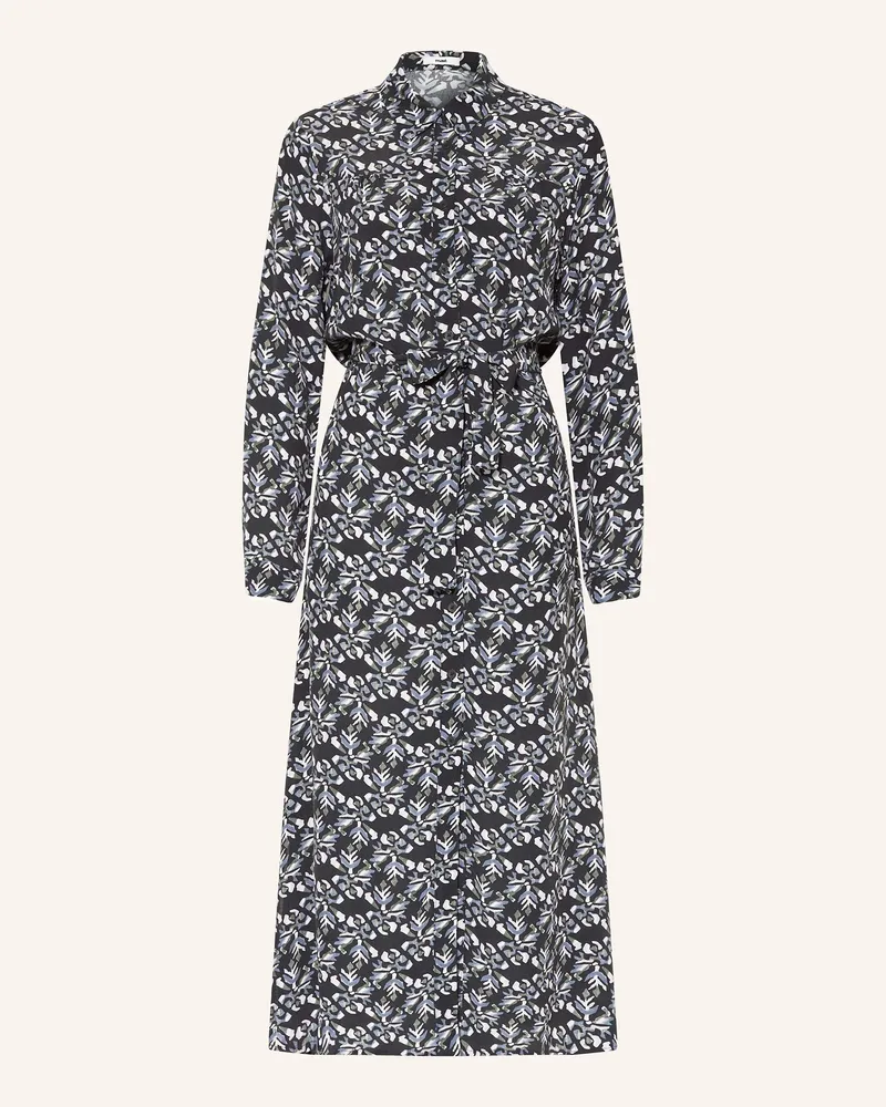 Mavi Jeans Hemdblusenkleid Schwarz