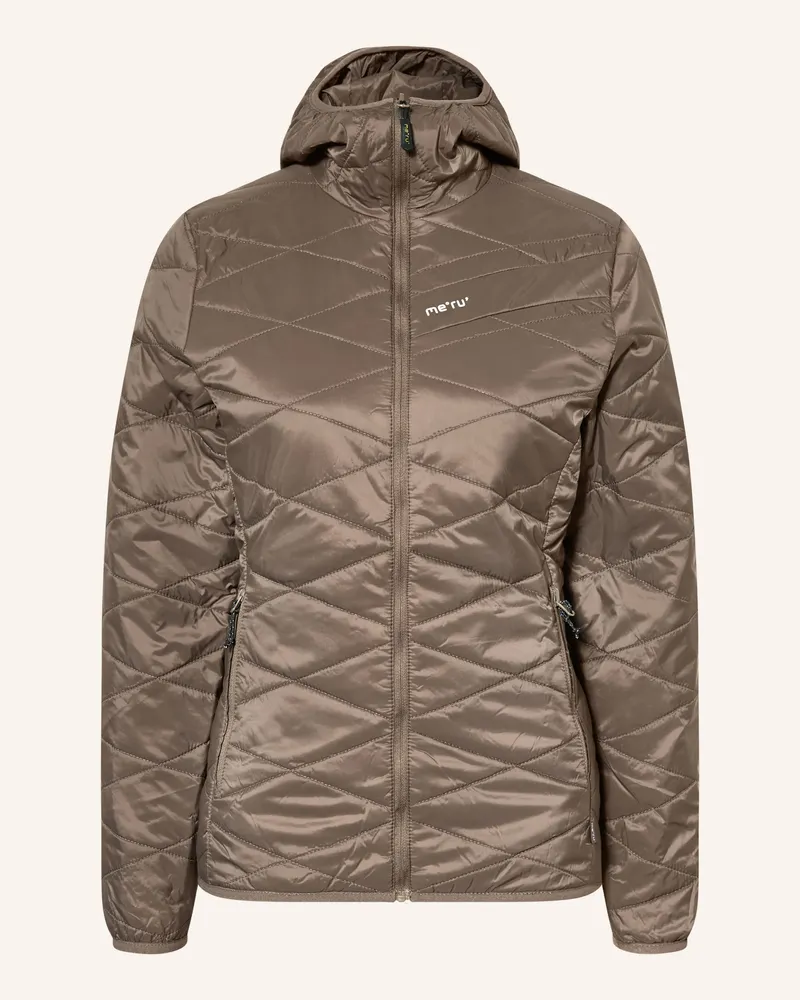 me°ru' Steppjacke ITHARI zum Wenden Oliv