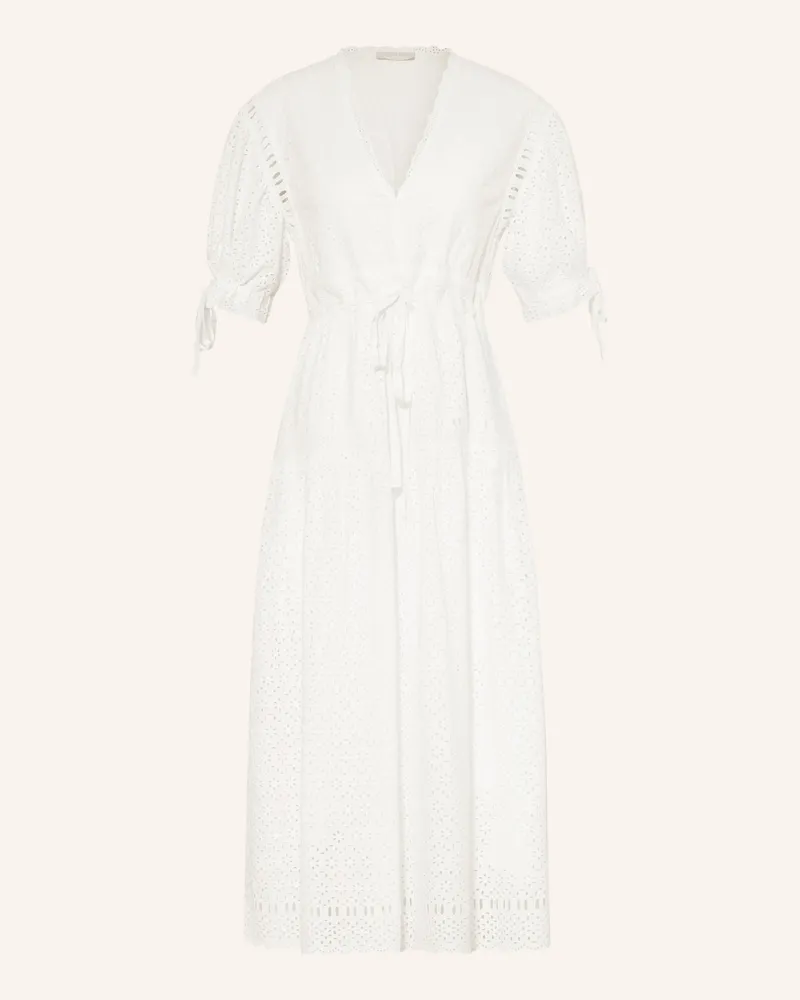 Ulla Johnson Kleid Ottilie Aus Lochspitze weiss Weiss
