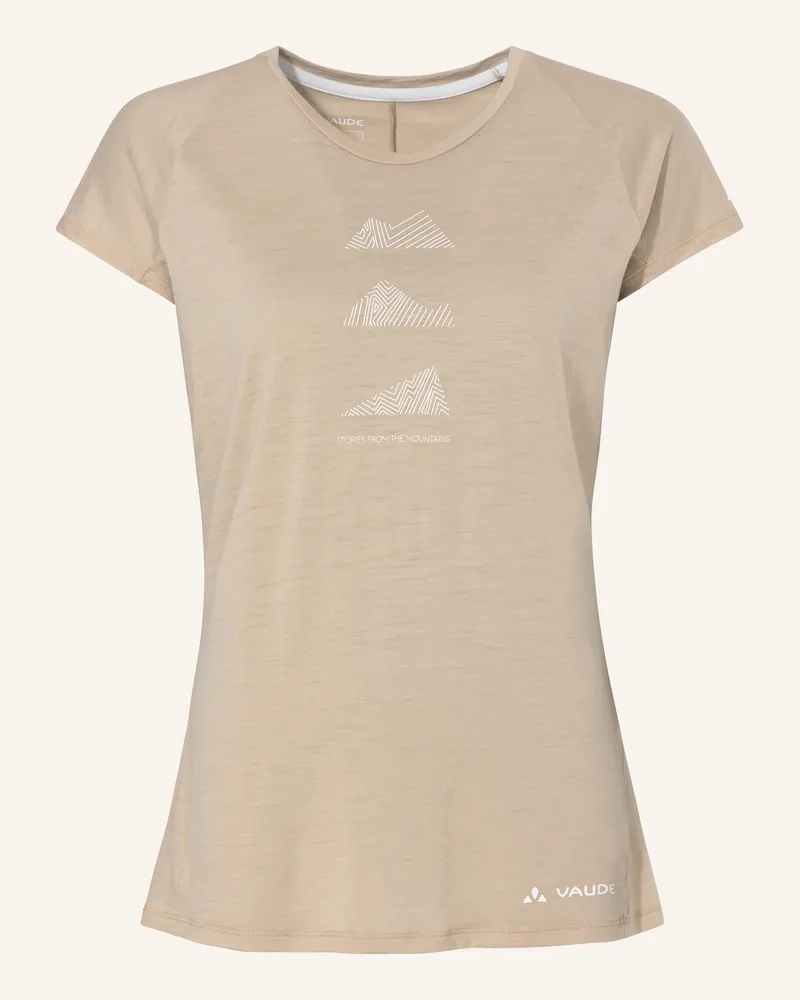 Vaude Funktionsshirt W  TEKOA WOOL T Beige