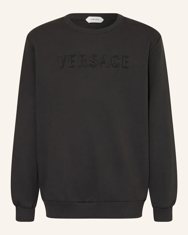 Versace Sweatshirt schwarz Dunkelgrau