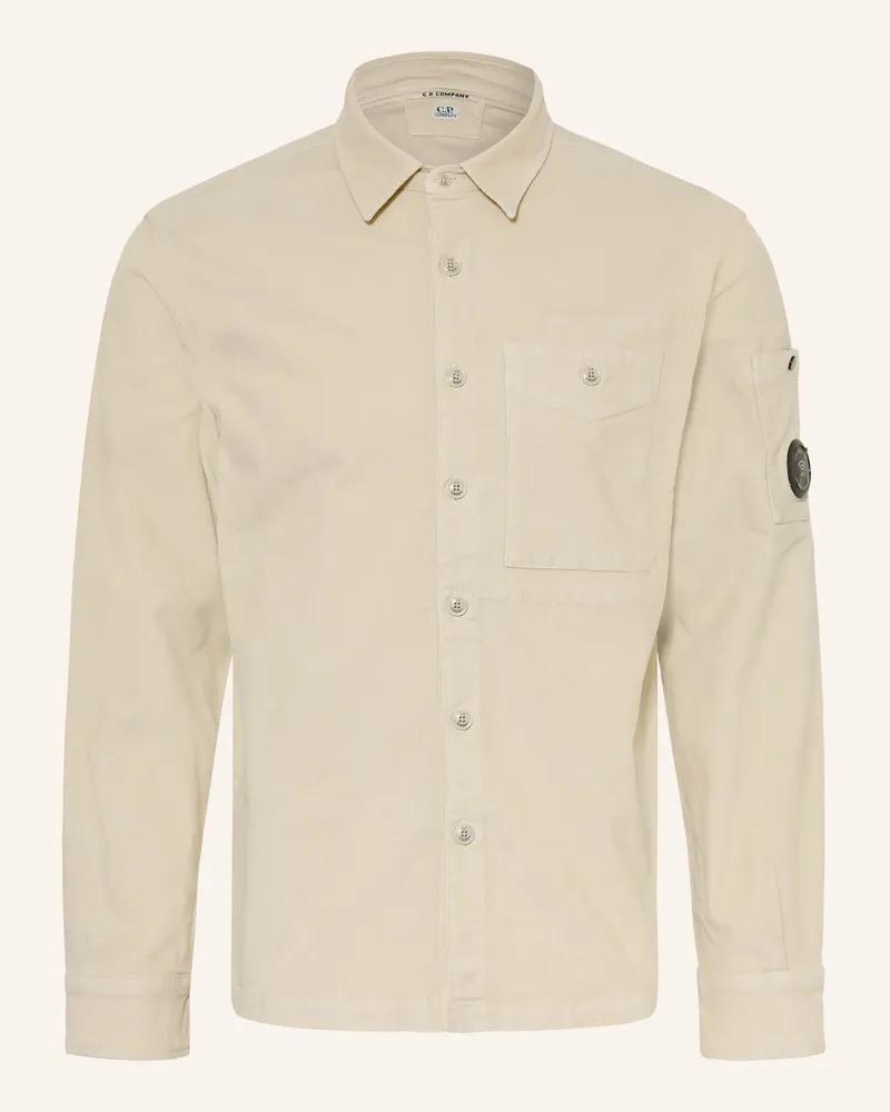 C.P. Company Cord-Overjacket weiss Beige