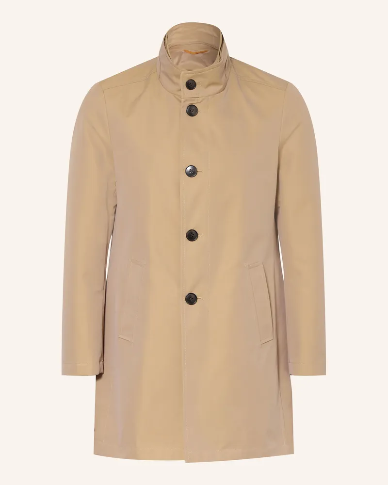 Strokesman's Mantel FOREMAN mit herausnehmbarer Blende Beige