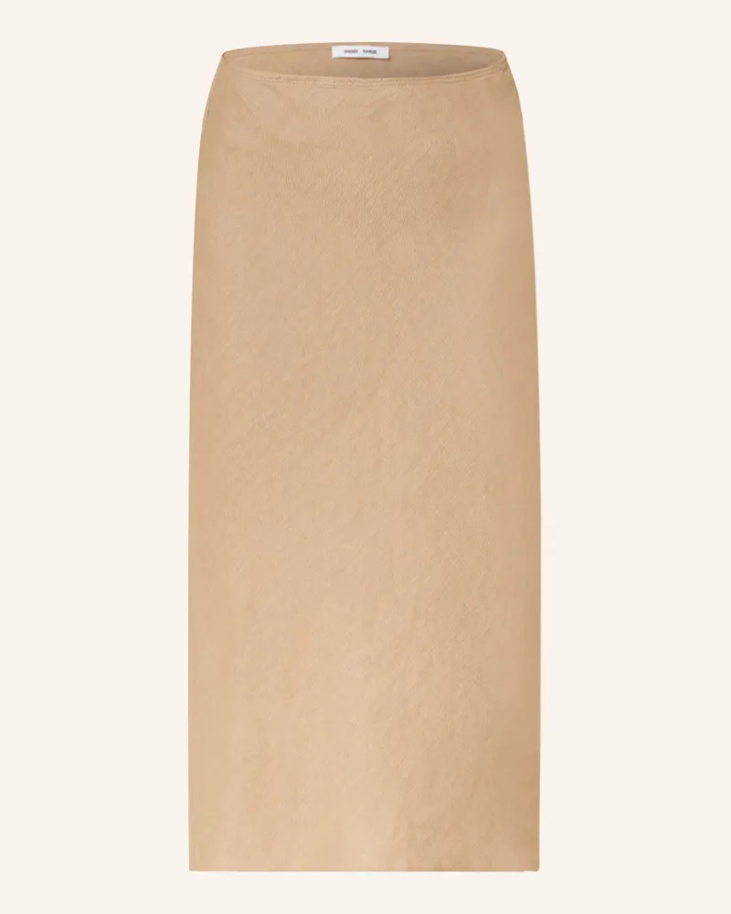 Samsøe & Samsøe Leinenrock SAAGNETA Beige