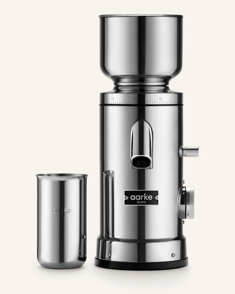 Aarke Elektrische Kaffeemühle silber Silber