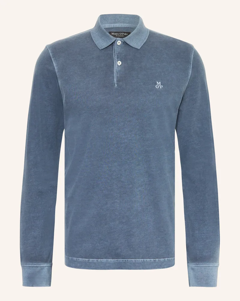 Marc O'Polo Jersey-Poloshirt Blaugrau