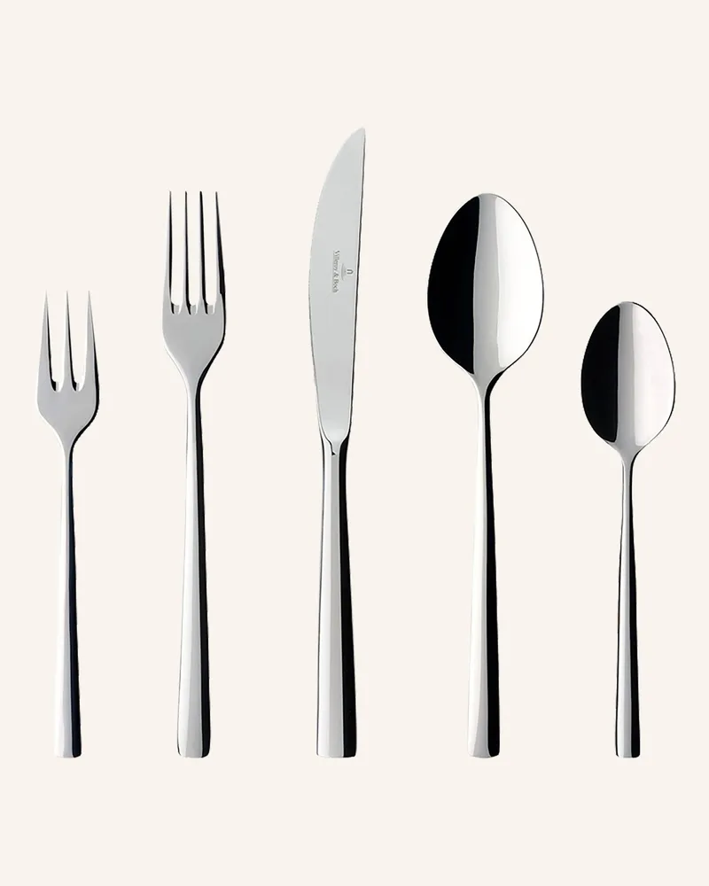 Villeroy & Boch Tafelbesteck 30tlg. Piemont silber Silber