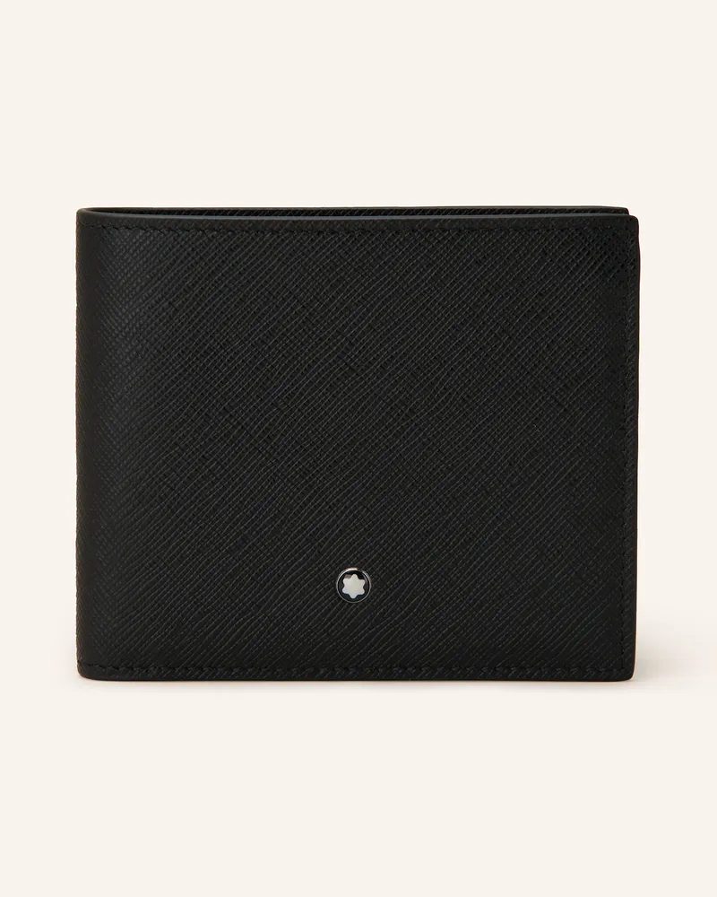 Montblanc Saffiano-Geldbörse Sartorial schwarz Schwarz