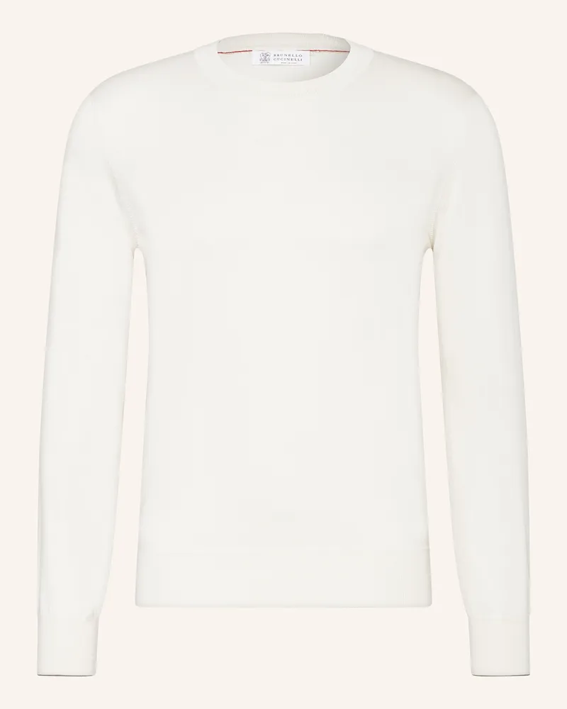 Brunello Cucinelli Pullover Weiss