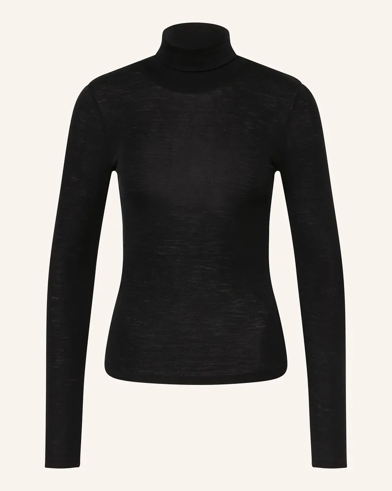 Knowledge Cotton Apparel Longsleeve Schwarz