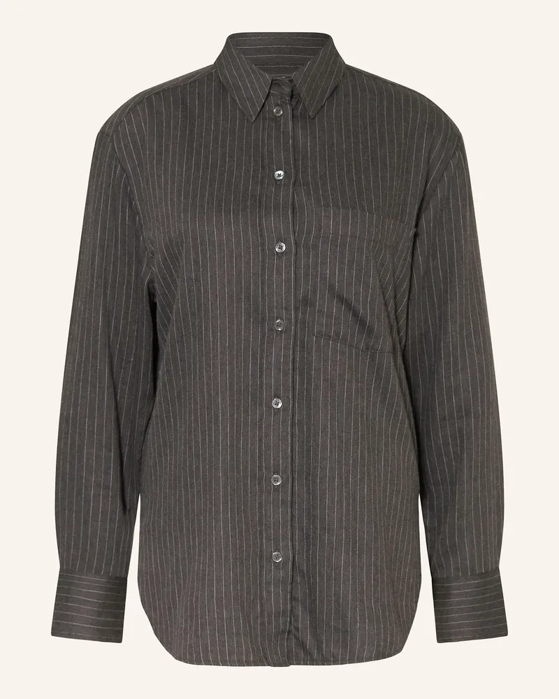 Marc O'Polo Hemdbluse Dunkelgrau
