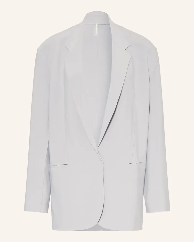 Norma Kamali Oversized-Blazer grau Grau