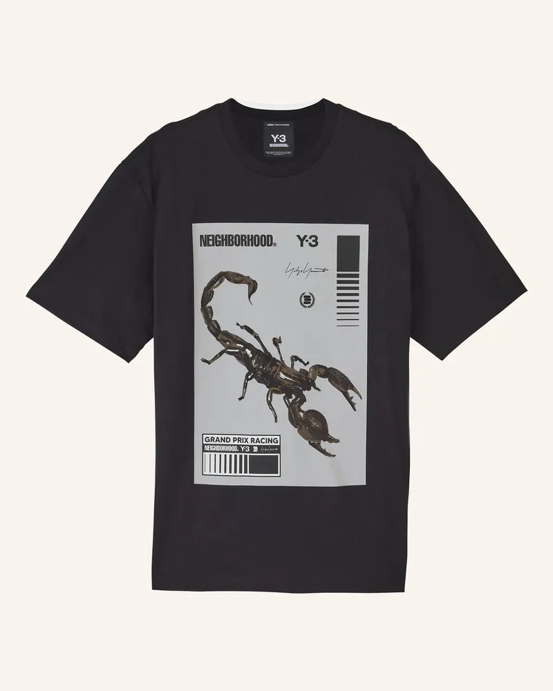 Y-3 Y-3 NBHD GRAFIK-T-SHIRT Schwarz
