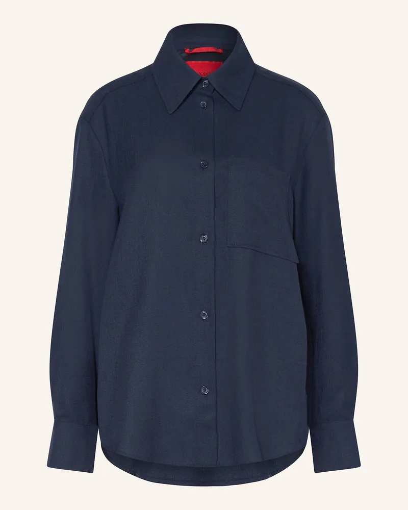 MAX&Co. Hemdbluse AMAZING Dunkelblau