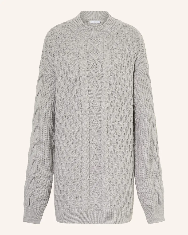 Patrizia Pepe Oversized-Pullover mit Alpaka Grau