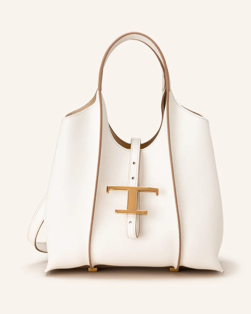 TOD'S Handtasche TIMELESS MINI mit Pouch Weiss