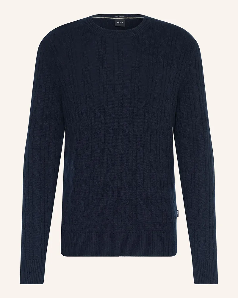 HUGO BOSS Pullover Hetico blau Dunkelblau