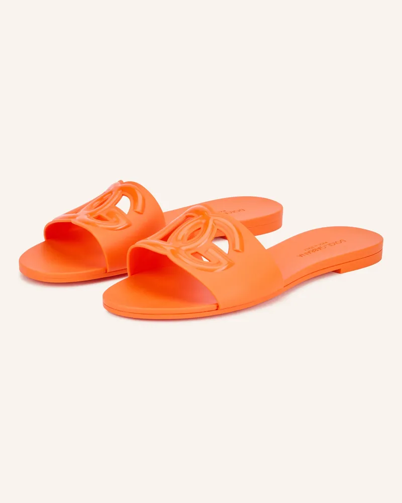 Dolce & Gabbana Pantoletten orange Orange