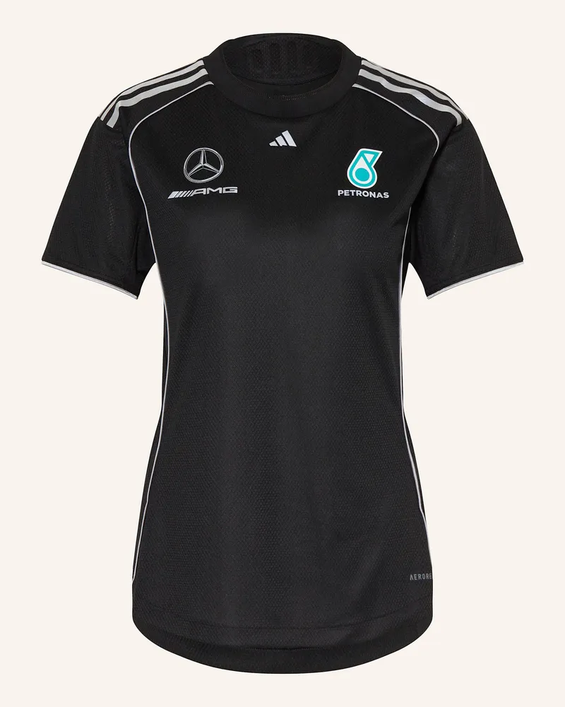 adidas T-Shirt MERCEDES - AMG PETRONAS FORMULA ONE TEAM MECHANICS Schwarz