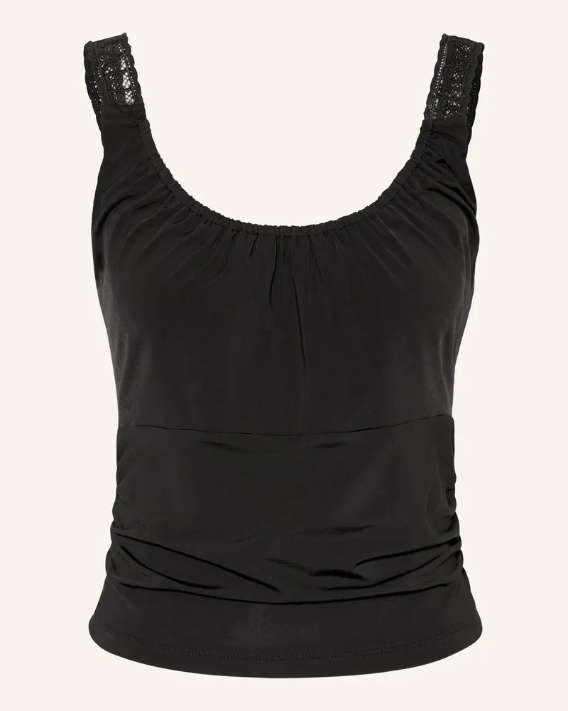 AllSaints Top Celena Mit Spitze schwarz Schwarz