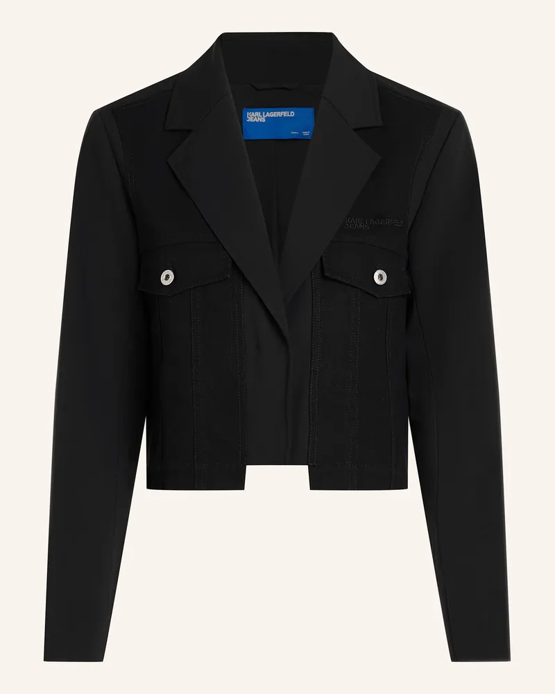 Karl Lagerfeld Jacke schwarz Schwarz