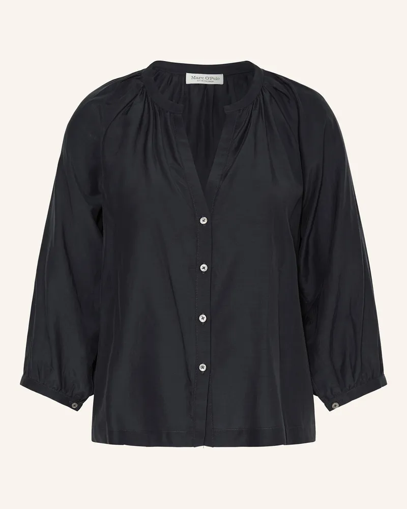Marc O'Polo Bluse mit 3/4-Arm Dunkelblau